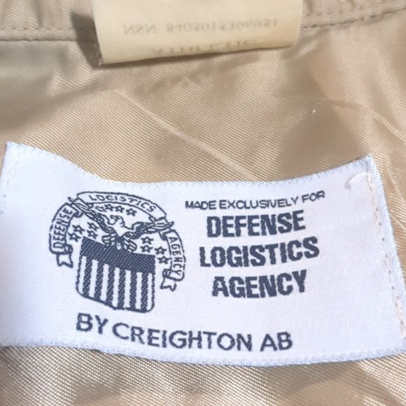 Men's Small Athletic Defense Logistics Agency by Creighton AB Utility Button Up - Picture 2 of 3